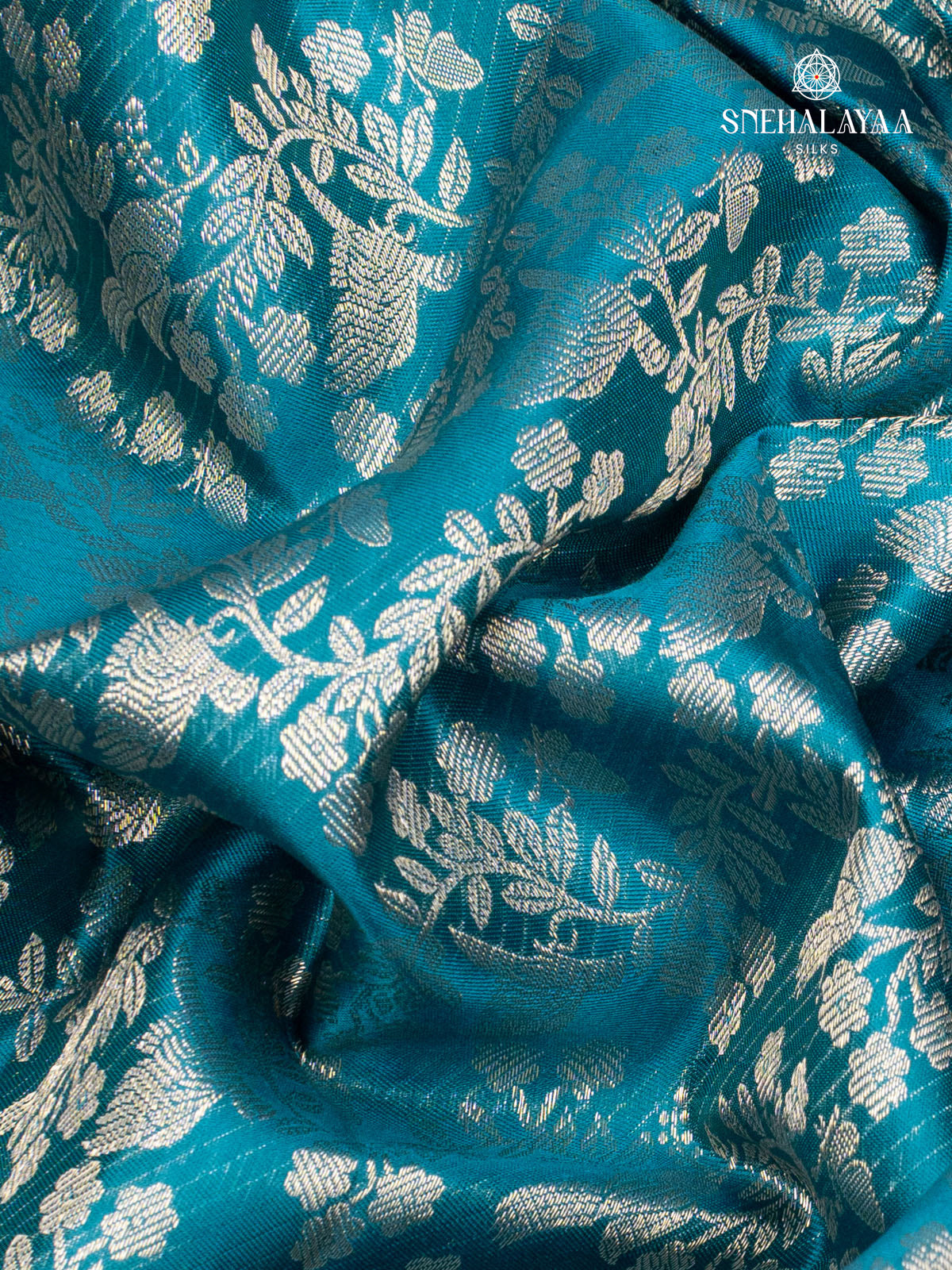 Blue Kanjivaram Silk Saree